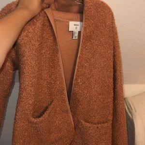 pink fuzzy sherpa jacket